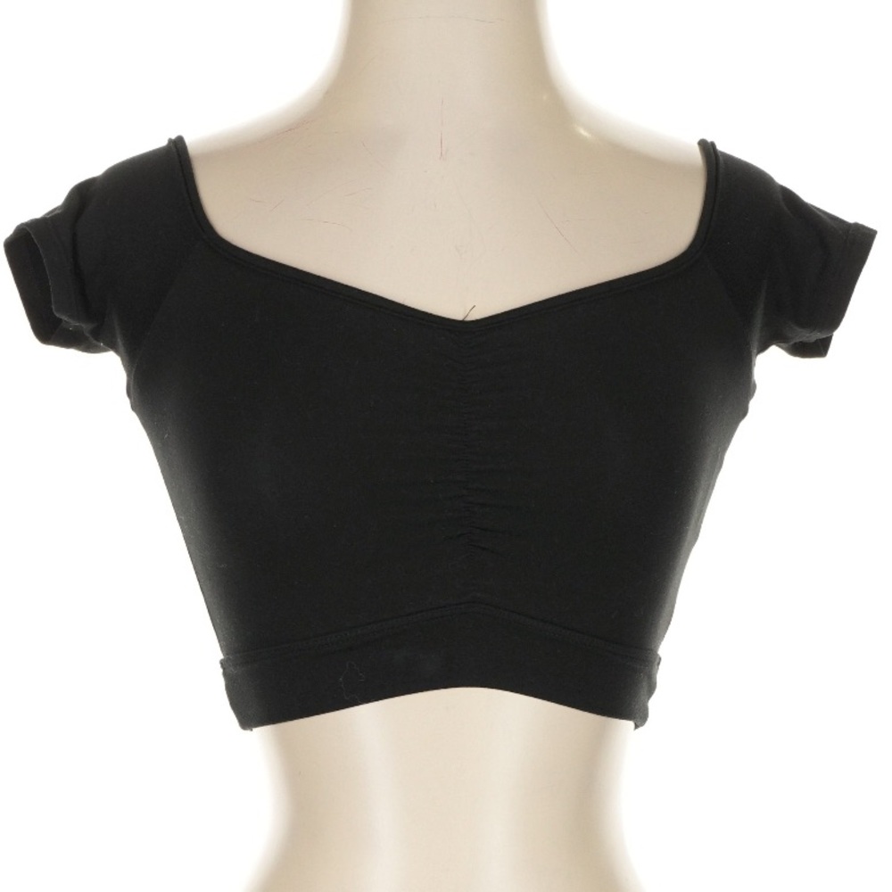 Rare Bombshell Sportswear Off The Shoulder Crop Top Black Size XS - Picture 12 of 13